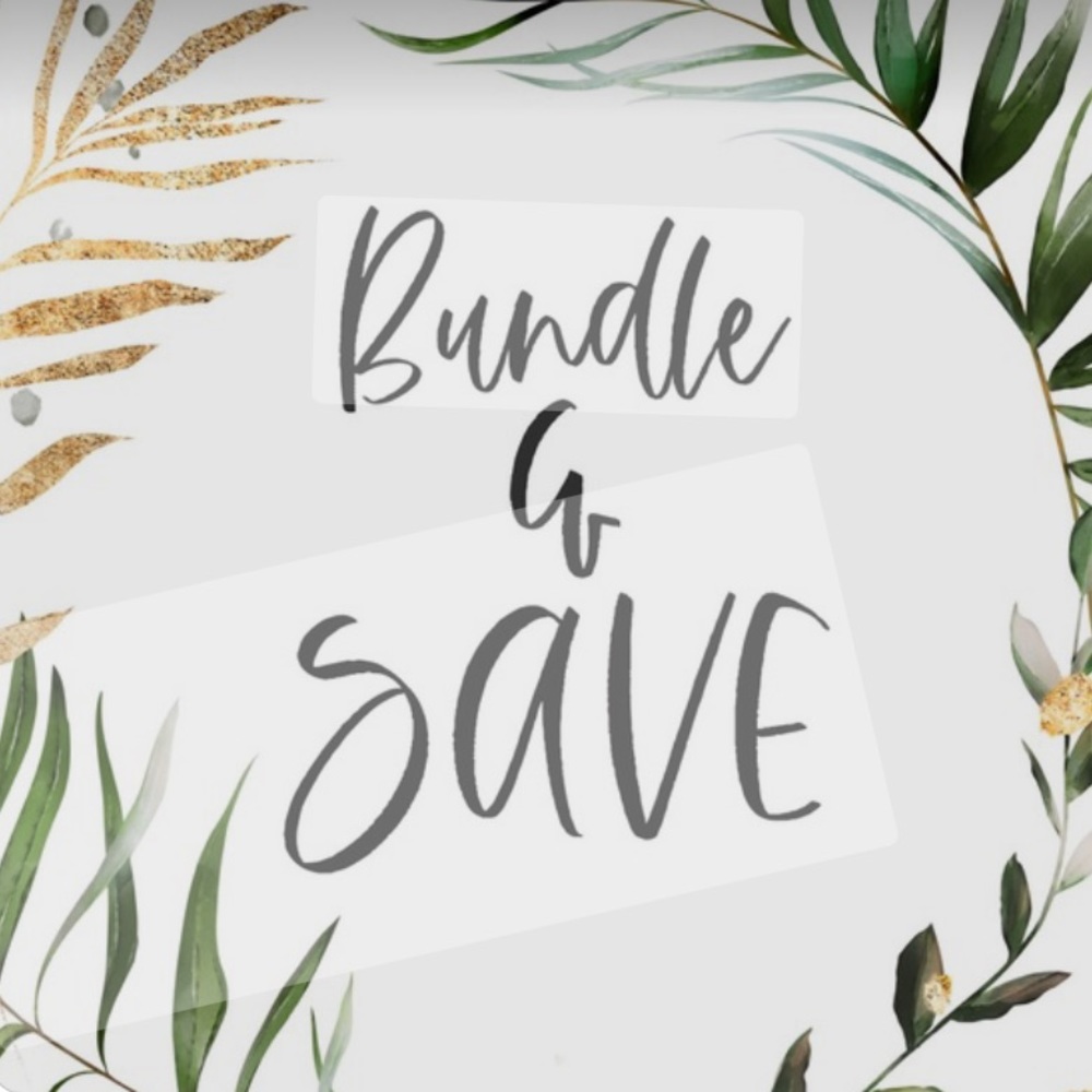 ⭐️ bundle any items with a ⭐️ for a discount!
